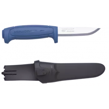 Нож Morakniv Basic 546, нержавеющая сталь, пластик, синий