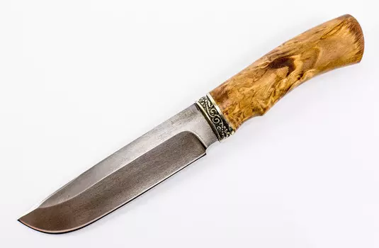 Нож MT-104 всадной, карельская береза, алмазка ХВ5