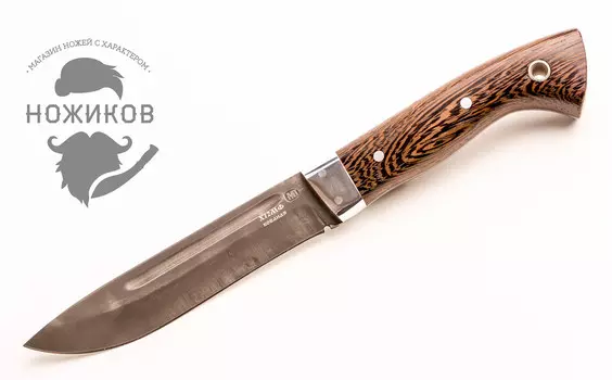 Нож МТ-7, цельнометаллический Х12МФ, венге, Ворсма