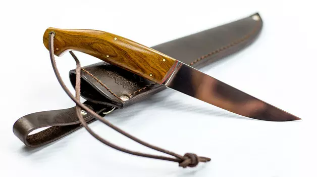 Нож Наваха, сталь Vanadis 10, рукоять дуб