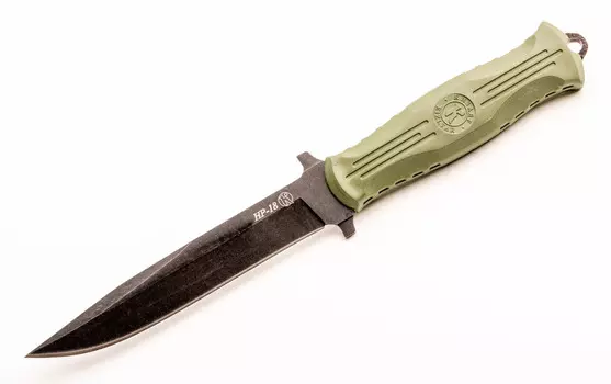 Нож НР-18, сталь AUS-8, рукоять хаки, Кизляр