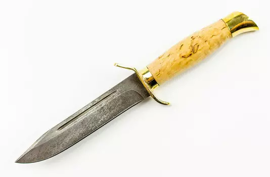 Нож НР-40, сталь ХВ5, карельская береза