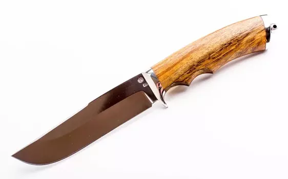 Нож Охота, сталь Х12МФ, рукоять орех