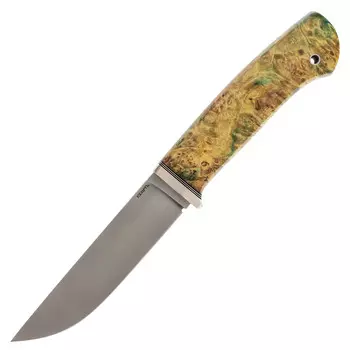 Нож Клык, сталь Lomax, карельская береза