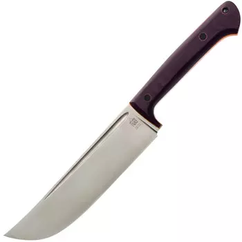 Нож Пчак Большой, сталь VG-10, рукоять микарта фиолетовая