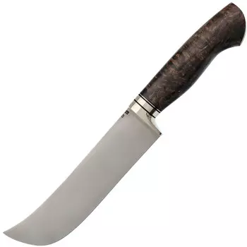 Нож Пчак, сталь D2, рукоять темная карельская береза