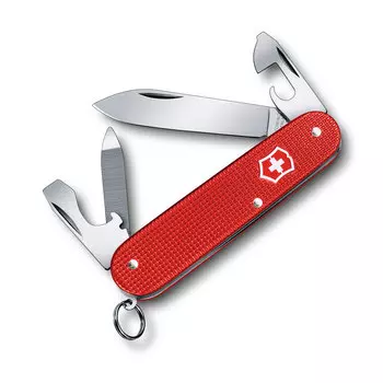 Нож перочинный Victorinox Alox Cadet, сталь X55CrMo14, рукоять 6061 T-6 Aluminium, красный
