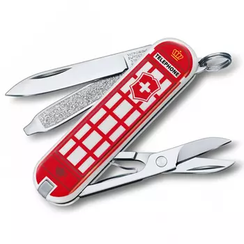 Нож перочинный Victorinox Classic A Trip to London, сталь X55CrMo14, рукоять Cellidor®