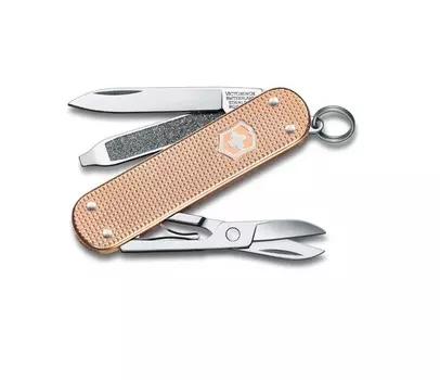 Нож перочинный Victorinox Alox Classic SD Colors, Fresh Peach, персиковый алюминий, 7 функций, 58мм