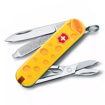 Нож перочинный Victorinox Classic Alps Cheese, сталь X55CrMo14, рукоять Cellidor®