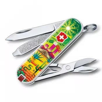 Нож перочинный Victorinox Classic Mexican Sunset, сталь X55CrMo14, рукоять Cellidor®