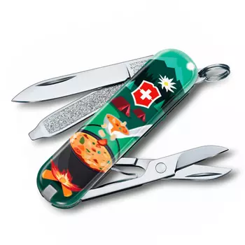 Нож перочинный Victorinox Classic Swiss Mountain Dinner, сталь X55CrMo14, рукоять Cellidor®