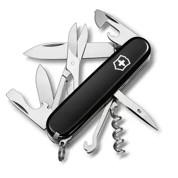 Нож перочинный Victorinox Climber, сталь X55CrMo14, рукоять Cellidor®, черный