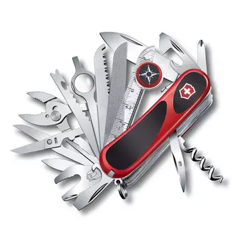 Нож перочинный Victorinox EvoGrip S54, сталь X50CrMoV15, рукоять термопластик GRN, красно-черный