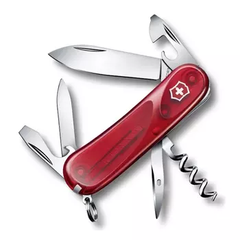 Нож перочинный Victorinox Evolution 10.600 2.3803.ET 85мм 13 функций полупрозрачный красный