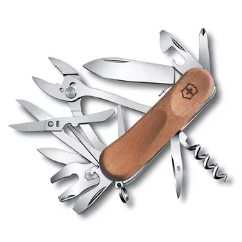 Нож перочинный Victorinox EvoWood S557, сталь X50CrMoV15, рукоять ореховое дерево, коричневый