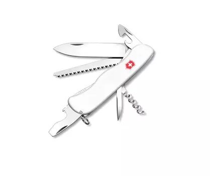 Нож перочинный Victorinox Forester, сталь X50CrMoV15, рукоять нейлон, белый