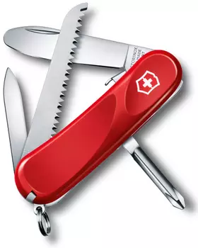 Нож перочинный Victorinox Junior 09 2.4213.SKE 85мм 8 функций красный