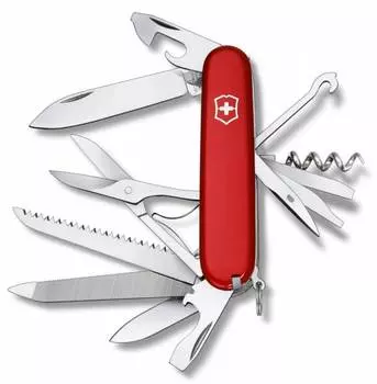 Нож перочинный Victorinox Ranger, сталь X55CrMo14, рукоять Cellidor®, красный, 21 функция, 91мм