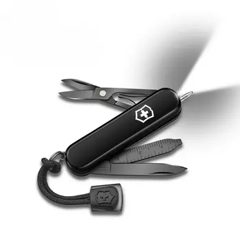 Нож перочинный Victorinox Signature Lite Onyx Black 58мм 8 функций черный в подарочной коробке