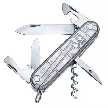 Нож перочинный Victorinox Spartan SilverTech, сталь X55CrMo14, рукоять Cellidor®, серый, 12 функций, 91мм