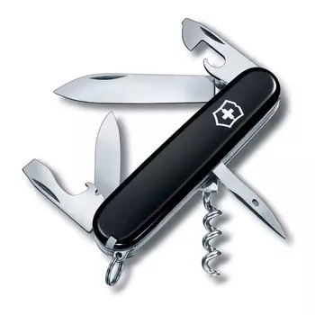 Нож перочинный Victorinox Spartan, сталь X55CrMo14, рукоять Cellidor®, черный, 12 функций, 91мм