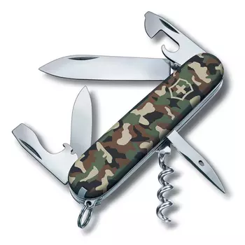 Нож перочинный Victorinox Spartan, сталь X55CrMo14, рукоять Cellidor®, камуфляж, блистер, 12 функций, 91мм