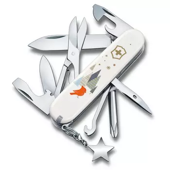 Нож перочинный Victorinox Super Tinker Winter Magic, сталь X55CrMo14, рукоять Cellidor®