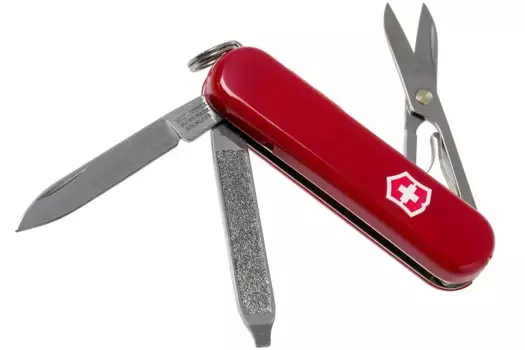 Нож перочинный Victorinox SwissLite 0.6228 58мм 7 функций красный