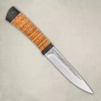 Нож Пескарь, береста, 95х18