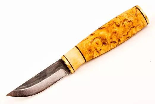 Нож Polar Puukko 77, финская береза, сталь 80CrV2