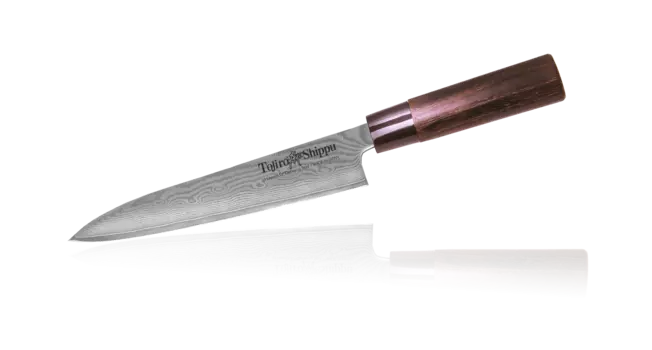 Нож Поварской Shippu, Tojiro, FD-599, сталь VG-10, коричневый, в картонной коробке