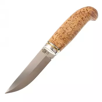 Нож Пукко малый, сталь D2, карельская береза