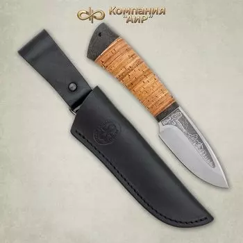 Нож разделочный АиР "Добрый", сталь 100х13м, рукоять береста