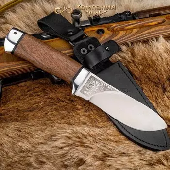 Нож разделочный Аир "Гепард", сталь 100х13м, рукоять дерево