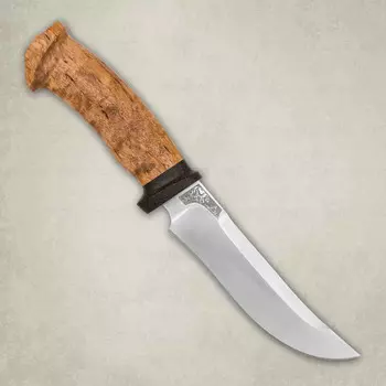 Нож разделочный АиР "Росомаха", сталь 110х18 М-ШД, рукоять карельская береза