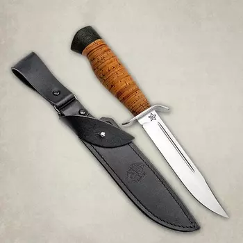 Нож разделочный АиР "Штрафбат", сталь 110х18 М-ШД, рукоять береста