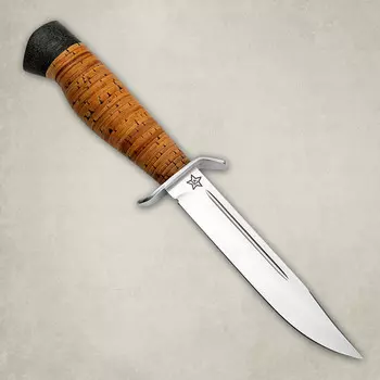 Нож разделочный АиР "Штрафбат", сталь Elmax, рукоять береста