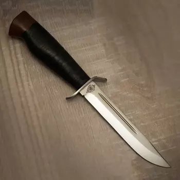 Нож разделочный АиР "Штрафбат", сталь ЭП-766, рукоять кожа
