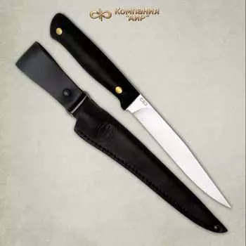 Нож разделочный АиР "Заноза" ЦМ, сталь 100х13м, рукоять граб