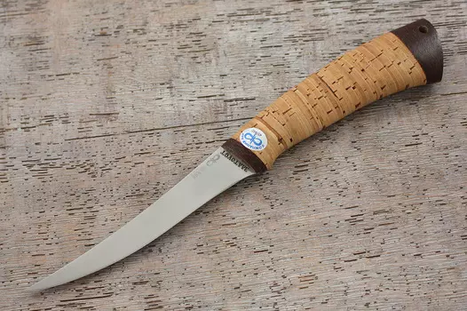 Нож разделочный "Fish-ka" береста, 95х18, АиР