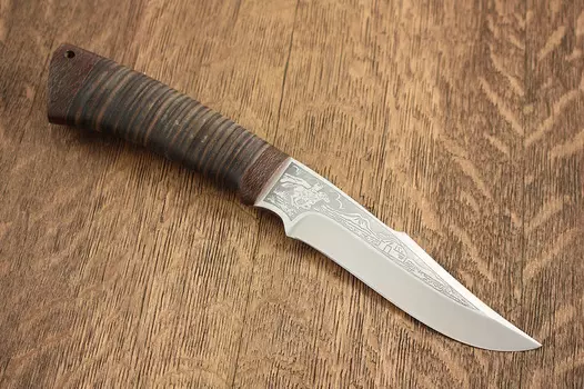 Нож разделочный "Хазар" кожа, АиР