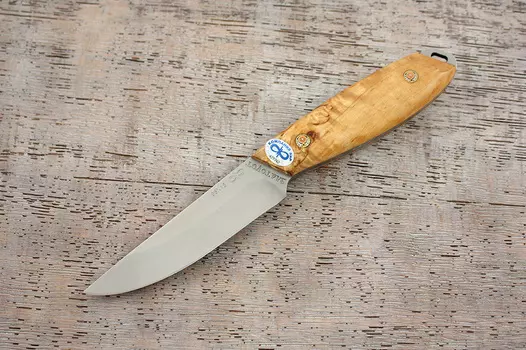 Нож разделочный "Жулан" карельская береза , АиР