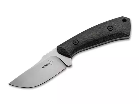 Нож с фиксированным клинком Boker Spark, сталь 440C, рукоять микарта