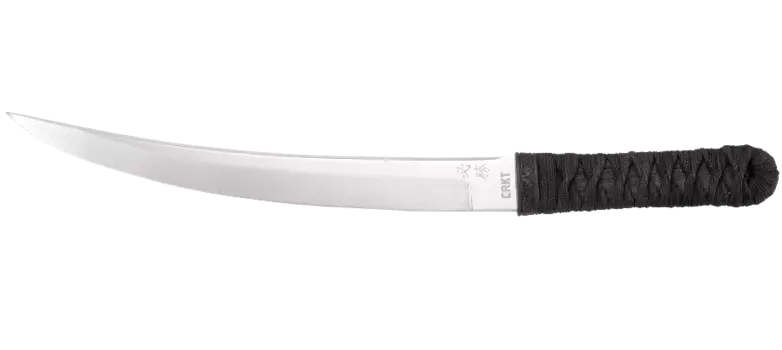Нож с фиксированным клинком CRKT Hisshou, сталь YK-30, рукоять паракорд