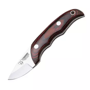 Нож с фиксированным клинком Cudeman Cuchillo Desollador, сталь 440 Stainless Steel, рукоять красное дерево