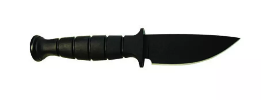 Нож с фиксированным клинком Ontario Gen II SP40, углеродистая сталь, рукоять кратон, black