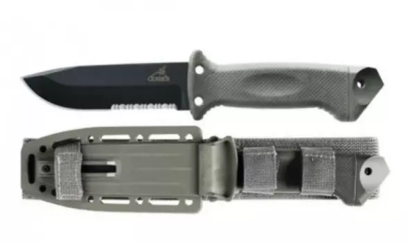 Нож с фиксированным клинком Gerber LMF II Asek, сталь 420HC, рукоять термопластик GRN