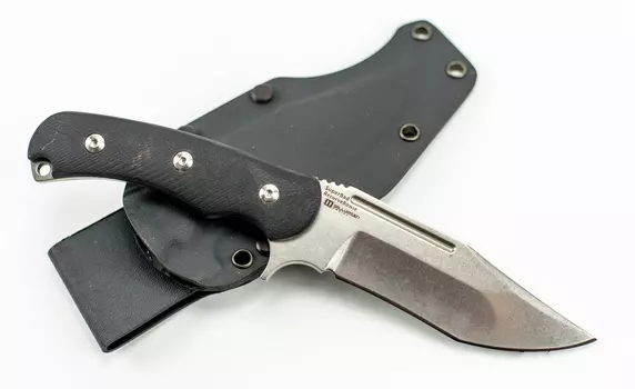Нож с фиксированным клинком Kizer Superbad, сталь VG-10, рукоять G10