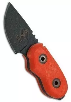 Нож с фиксированным клинком Little Bird Orange Micarta W/Glass Breaker